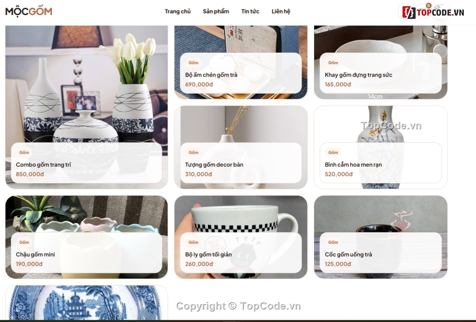 website bán đồ thủ công,đồ án website,bán website